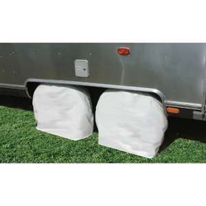 Camco Rv 45324 Cover, Tire, 33-35", Arctic White, 1/Pr