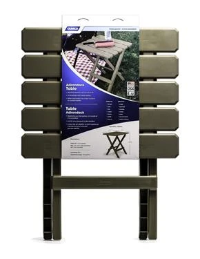 Camco 51886 Table Adirondack 18 Inch Length X 15 Inch Width X 19-1/2 Inch Height