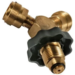 Camco 59893 Propane Supply Splitter Two 1 Inch-20 Male Throwaway Cylinder Thread