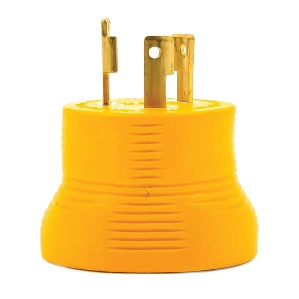 Camco 30-Amp Male /30-Amp Female 125-Volt 4-Prong Power Grip Adapter - Image 2