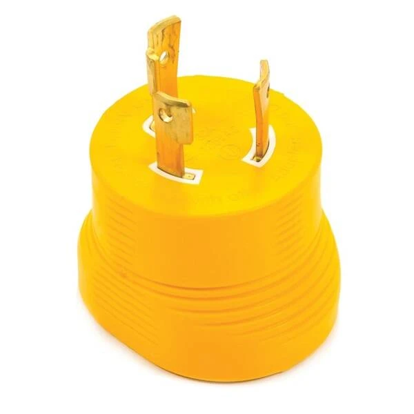 Camco 30-Amp Male /30-Amp Female 125-Volt 4-Prong Power Grip Adapter - Image 3