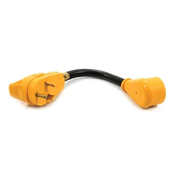 Camco 30-Amp Male To 15-Amp Female Dogbone Power Grip Adapter - Image 3