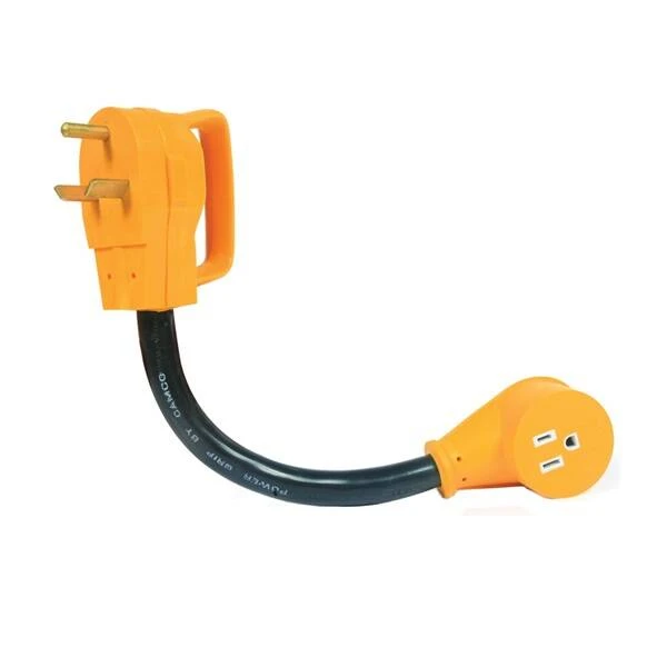 Camco 30-Amp Male To 15-Amp Female Dogbone Power Grip Adapter - Image 5