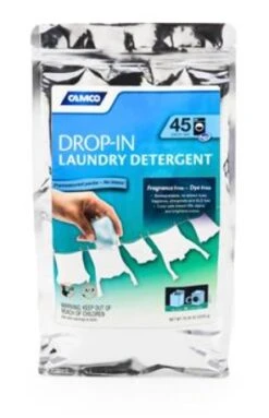 Camco 41591 Laundry Detergent Drop-ins, 45/bag