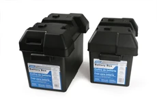 Camco 55372 Battery Box, Large, Black
