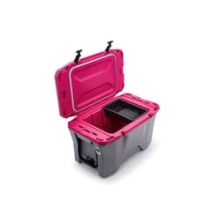 Camco Currituck 30 Quart Gray/Magenta Cooler