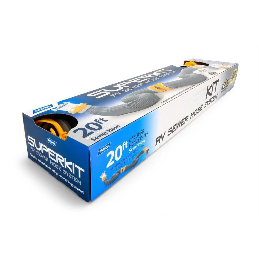 Camco 20-Foot Superkit Rv Sewer Hose System Kit - Image 2