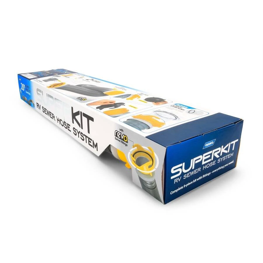 Camco 20-Foot Superkit Rv Sewer Hose System Kit - Image 3