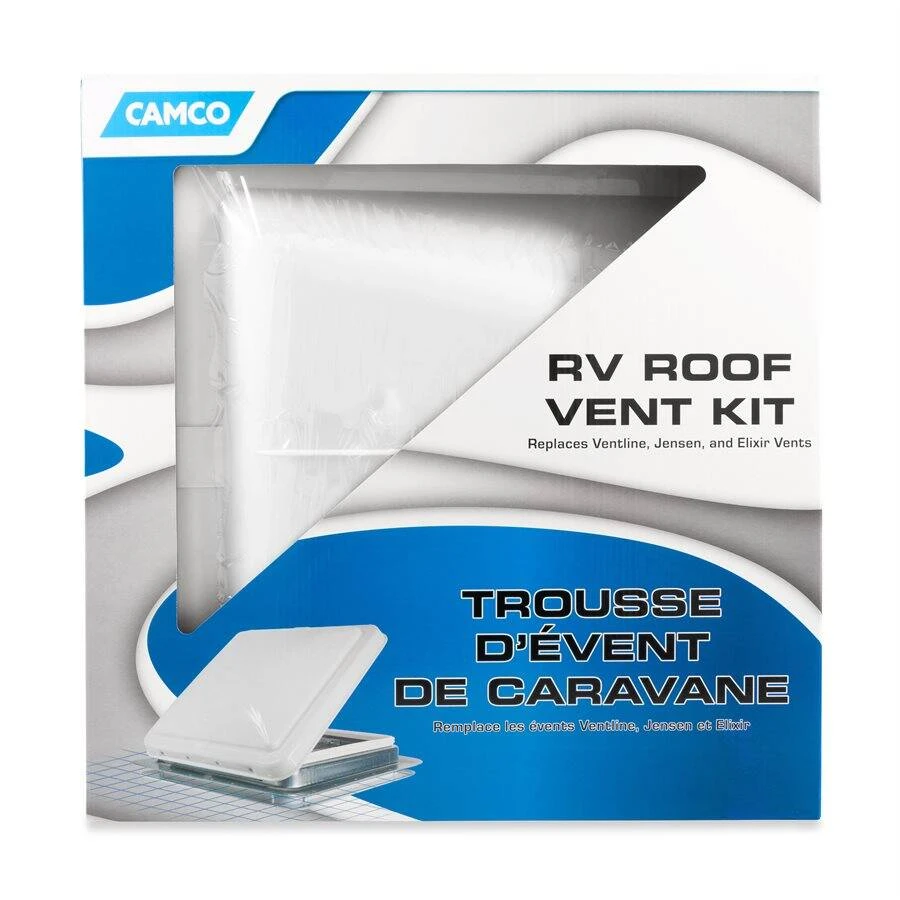 Camco White Rv Roof Vent Kit - Image 13