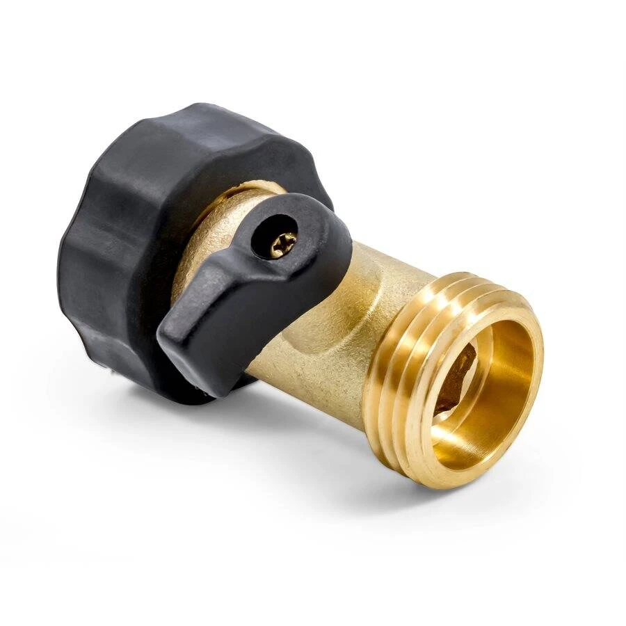 Camco Brass TastePURE Straight Fresh Water Hose Connector Valve - Image 3