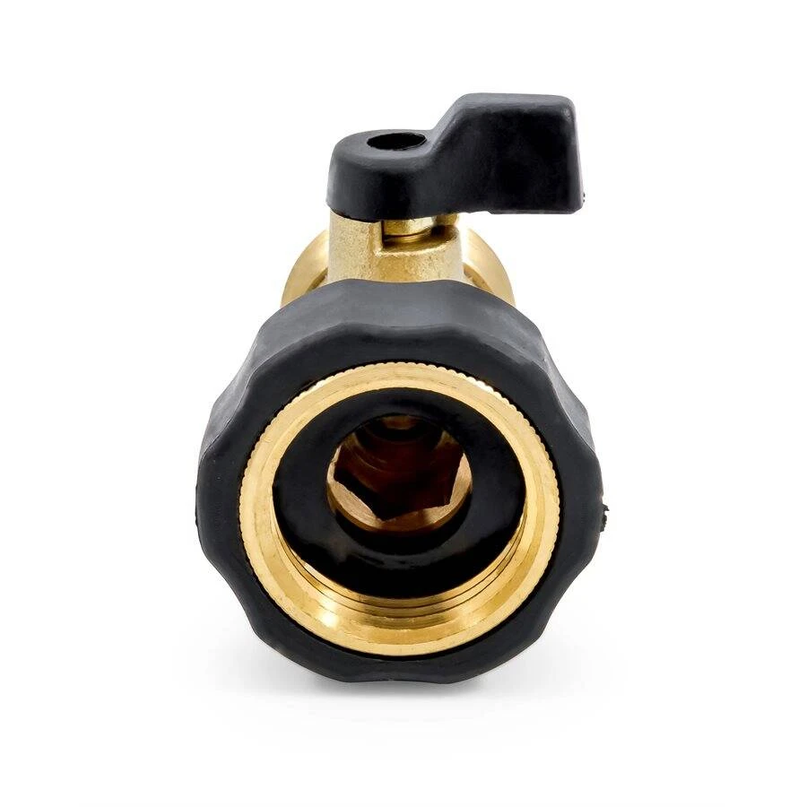 Camco Brass TastePURE Straight Fresh Water Hose Connector Valve - Image 7