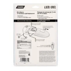 Camco 160-Lumen RV/Marine Single Dome LED Light Replacement Kit