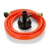 Camco RhinoFlex 10’ Clean Out Hose W / Rinser Cap
