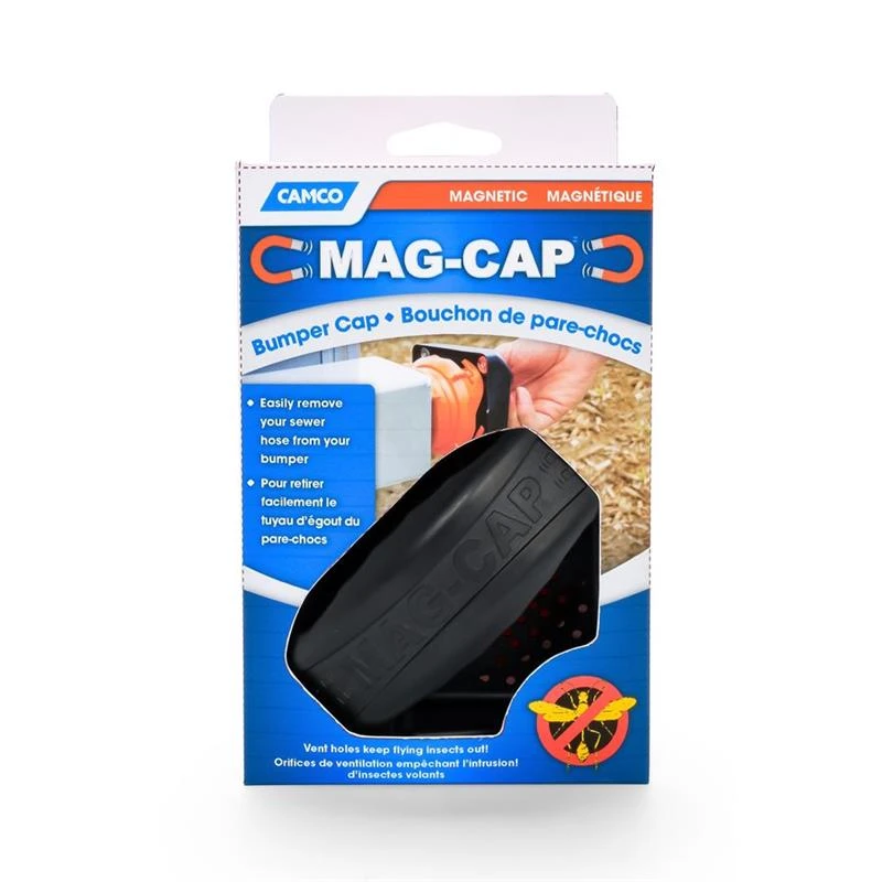 Camco 40311 Black Magnetic Sewer Hose Storage Carrier Cap - Image 8