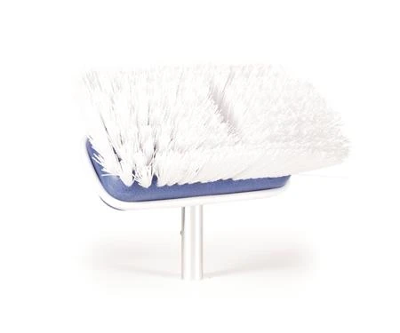 Camco 41926 Stiff Rv Wash Brush - 7" Rectangular Brush Head Only, White Stiff Bristle