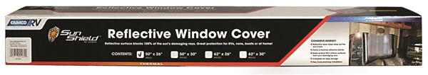 Camco 45161 Reflective Solar Window Shade - 26" X 50" - Image 3