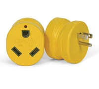 Camco Yellow Power Grip Rv Adapter