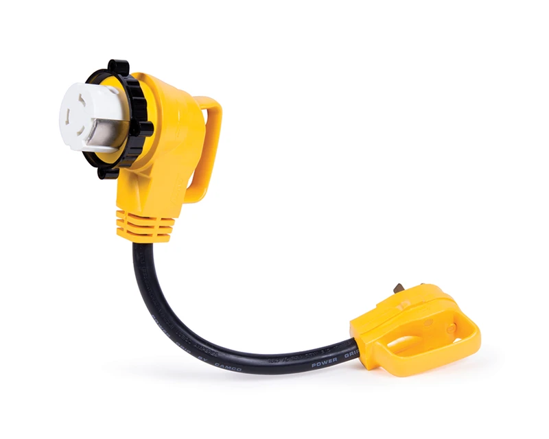Camco 55582 Park Power Cord 30M To 50F - 12"