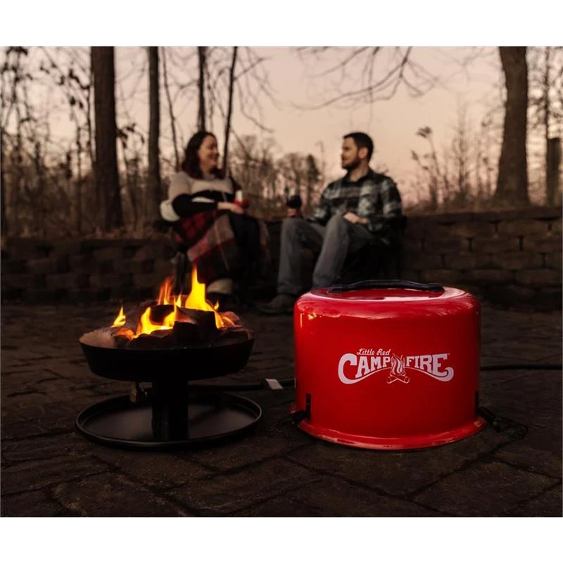 Camco 58031 Portable Propane Little Red Campfire With 8' LP Hose And Log Set - Image 7
