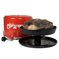 Camco 58035 Big Red Portable Campfire Propane With Ceramic Logs 13-1/4"
