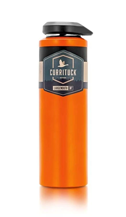Camco 36-Ounce Orange Currituck Wide Mouth Stainless Steel Water Bottle - Image 2
