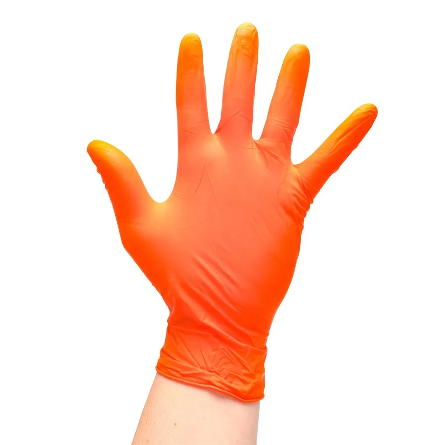 Camco Orange Rv Sanitation Disposable Nitrile Gloves 30-Pack