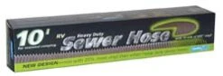 Camco 39621 Heavy Duty Sewer Hose, 10'