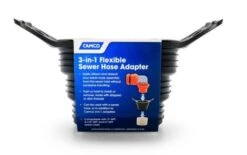 Camco 39318 Sewer Hose Seal, Flexible 3-in-1