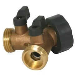 Camco Brass Y Shut Off Valve