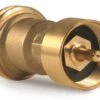Camco 59213 Propane Hose Connector Type I Acme To A 1 Inch-20 Throwaway Cylinder Connection Brass Without Shut Off Valve