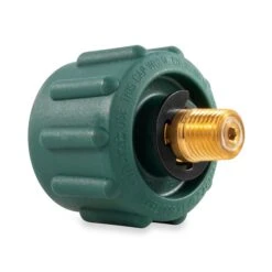 Camco LP GREEN ACME NUT X 1/4IN NPT, CCSAUS, CLAMSHELL