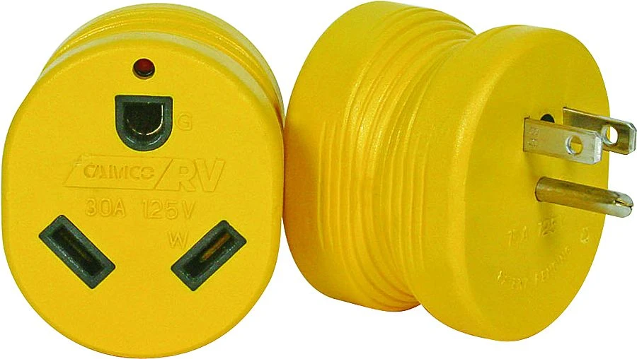 Camco Yellow Power Grip Rv Adapter - Image 2